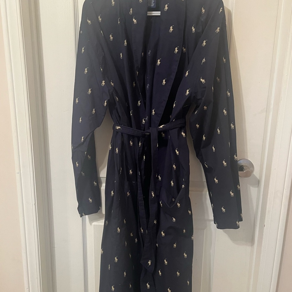 Polo Ralph Lauren Cotton Robe - Picture 2 of 6